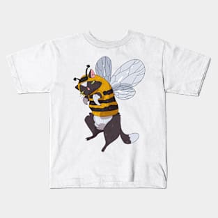 Cat bee Kids T-Shirt